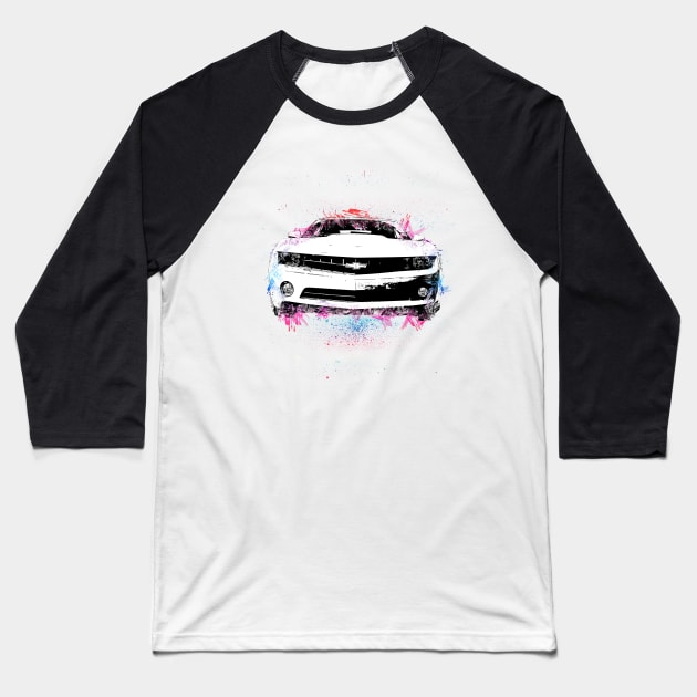 Chevrolet Camaro RS 2009 - 2015 Baseball T-Shirt by remixer2020